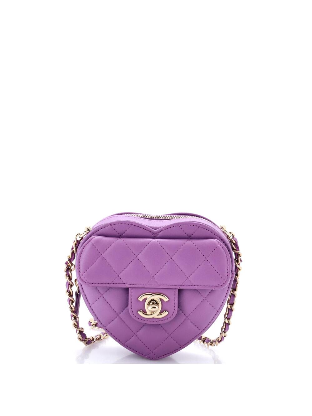Chanel Cc In Love Heart Clutch With #352391C48B